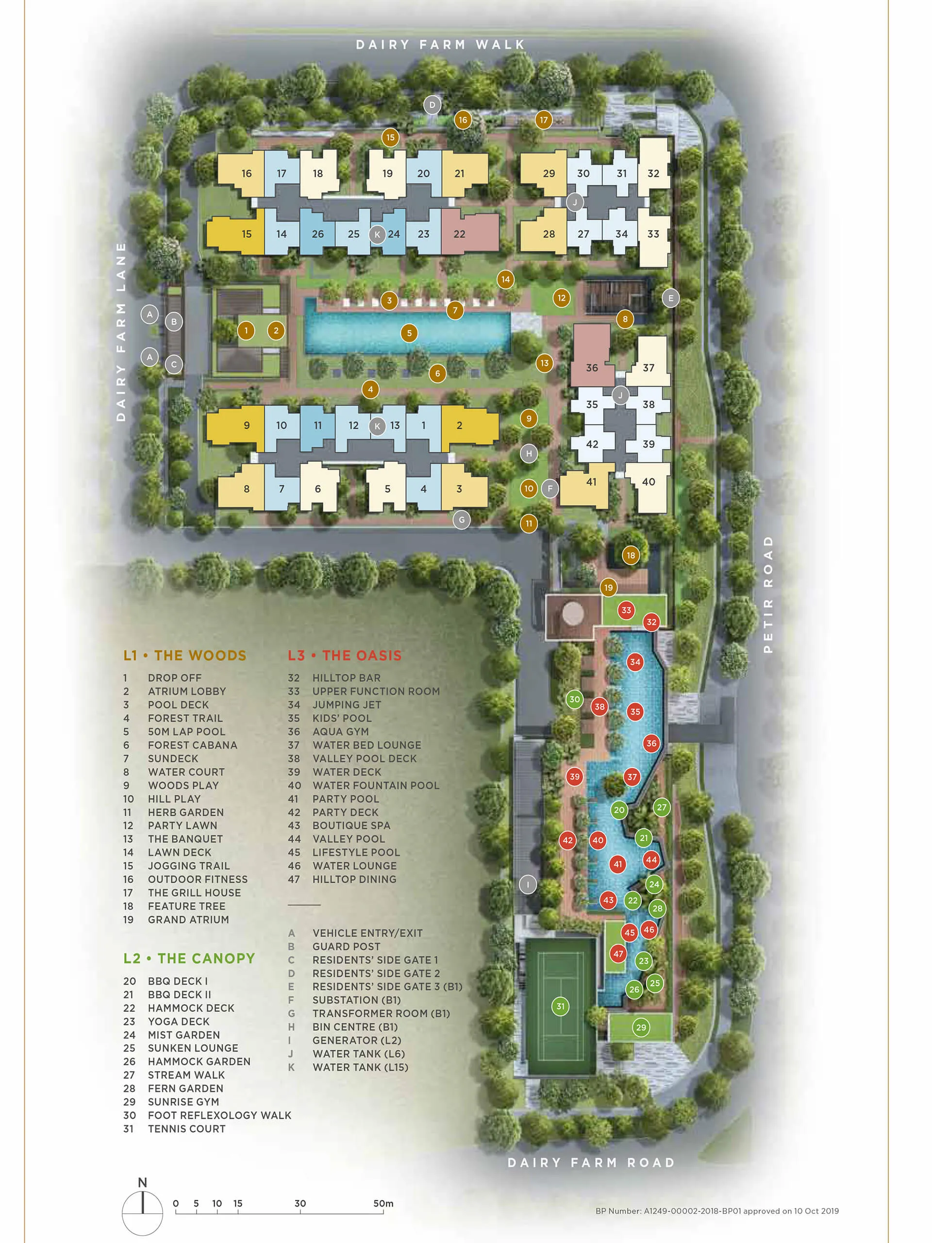 Dairy Farm Residences Site Plan